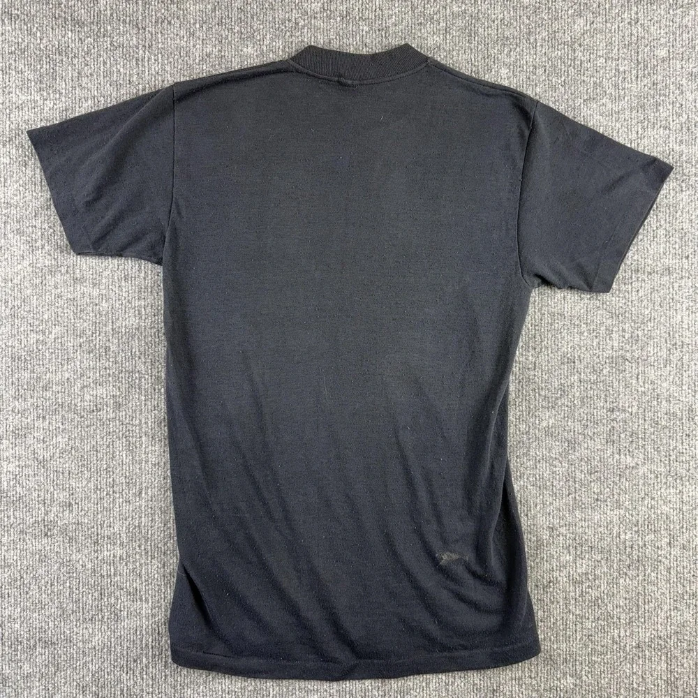 Vintage Quenemo Survivor Shirt Mens Small Black‎ Friday 13th 1979 Single Stitch